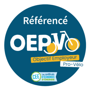 Logo Référencé OEPV:
Cyclomane est référencé OEPV pour la réparation de vélo en entreprise à Toulouse