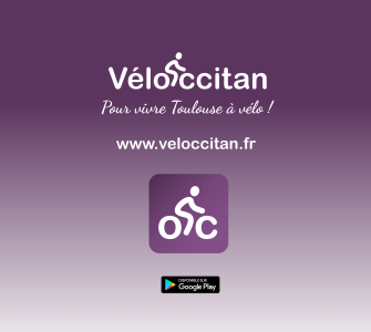 Logo Veloccitan appli vélo Toulouse